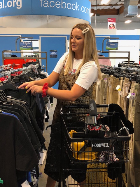 Carrie Dayton visits Fletcher Square Retail Store - Goodwill Southern ...