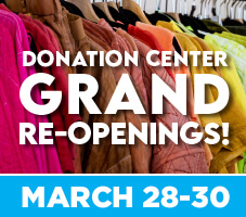 Donation Center Grand Re-Openings